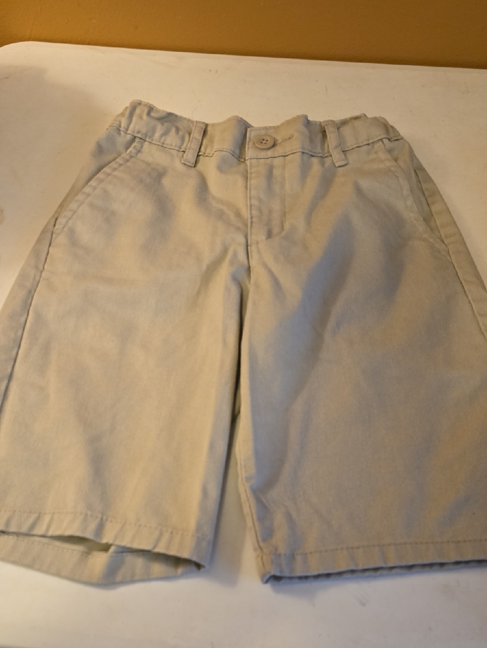 Izod Boys Tan Khaki Shorts